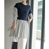 ニットソーベストレイヤード風チュニック | rps | 詳細画像20