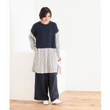 ニットソーベストレイヤード風チュニック | rps | 詳細画像27