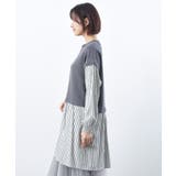 ニットソーベストレイヤード風チュニック | rps | 詳細画像28