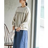 布帛切替ギャザーカットプルオーバー | rps | 詳細画像3 