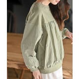 布帛切替ギャザーカットプルオーバー | rps | 詳細画像32 