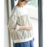 布帛切替ギャザーカットプルオーバー | rps | 詳細画像6 