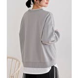 レイヤード風裏毛プルオーバー | rps | 詳細画像8 