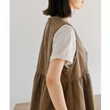 コーデュロイペプラムベスト | rps | 詳細画像15 