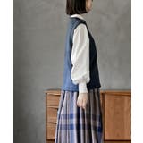 ハンド刺繍裾スカラップニットベスト | rps | 詳細画像11