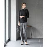 パールビジューネックハイネックニットプルオーバー | rps | 詳細画像11