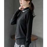 パールビジューネックハイネックニットプルオーバー | rps | 詳細画像16