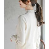 パールビジューネックハイネックニットプルオーバー | rps | 詳細画像7