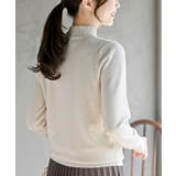 パールビジューネックハイネックニットプルオーバー | rps | 詳細画像8