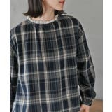 衿レースチェックブラウス | rps | 詳細画像15 