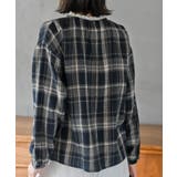 衿レースチェックブラウス | rps | 詳細画像17 