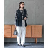 衿レースチェックブラウス | rps | 詳細画像19 