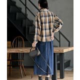 衿レースチェックブラウス | rps | 詳細画像22 