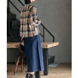 衿レースチェックブラウス | rps | 詳細画像23 