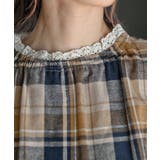 衿レースチェックブラウス | rps | 詳細画像28 