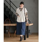 衿レースチェックブラウス | rps | 詳細画像29 