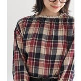 衿レースチェックブラウス | rps | 詳細画像34 