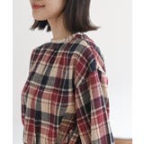 衿レースチェックブラウス | rps | 詳細画像35 