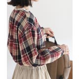 衿レースチェックブラウス | rps | 詳細画像37 