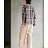 衿レースチェックブラウス | rps | 詳細画像4 