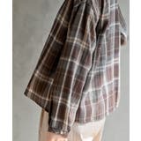 衿レースチェックブラウス | rps | 詳細画像9 