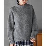 杢グレー | モヘアニットドルマンプルオーバー | rps