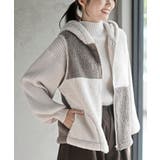 ボアフリース切替配色フードベスト | rps | 詳細画像1 