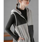 ボアフリース切替配色フードベスト | rps | 詳細画像14 