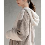 ボアフリース切替配色フードジャケット | rps | 詳細画像15 