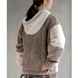 ボアフリース切替配色フードジャケット | rps | 詳細画像16 