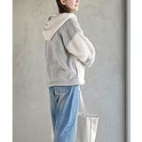 ボアフリース切替配色フードジャケット | rps | 詳細画像20 