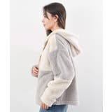 ボアフリース切替配色フードジャケット | rps | 詳細画像26 