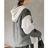 ボアフリース切替配色フードジャケット | rps | 詳細画像8 