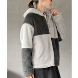 ボアフリース切替配色フードジャケット | rps | 詳細画像9 