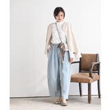 麻混ノーカラージャケット | rps | 詳細画像11 