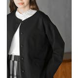 麻混ノーカラージャケット | rps | 詳細画像16 