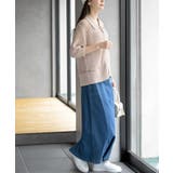 衿付き５分袖透かし編みＺＩＰカーディガン | rps | 詳細画像13 