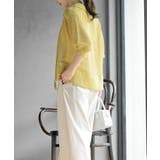 衿付き５分袖透かし編みＺＩＰカーディガン | rps | 詳細画像19 