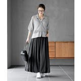 衿付き５分袖透かし編みＺＩＰカーディガン | rps | 詳細画像2 