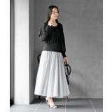 透かし編みフロントリボンラメニットカーディガン | rps | 詳細画像18 