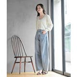 透かし編みフロントリボンラメニットカーディガン | rps | 詳細画像2 