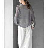 透かし編みラメニットプルオーバー | rps | 詳細画像20 