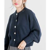 多釦ショート丈ニットカーディガン | rps | 詳細画像15 