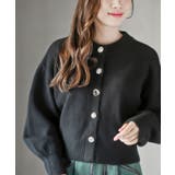 多釦ショート丈ニットカーディガン | rps | 詳細画像6 