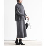 フェザータートルベスト付アンサンブルワンピース | rps | 詳細画像30 