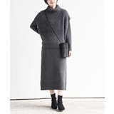 CHACグレー | フェザータートルベスト付アンサンブルワンピース | rps