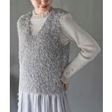 ポップコーンシャギーニットベスト | rps | 詳細画像1 