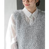 ポップコーンシャギーニットベスト | rps | 詳細画像23 