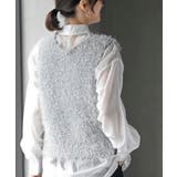 ポップコーンシャギーニットベスト | rps | 詳細画像25 