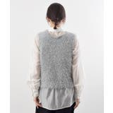 ポップコーンシャギーニットベスト | rps | 詳細画像28 